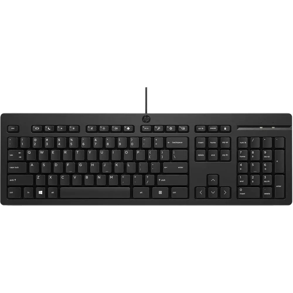 Clavier filaire HP 125 AZERTY — vue 2 — Connecto.ma