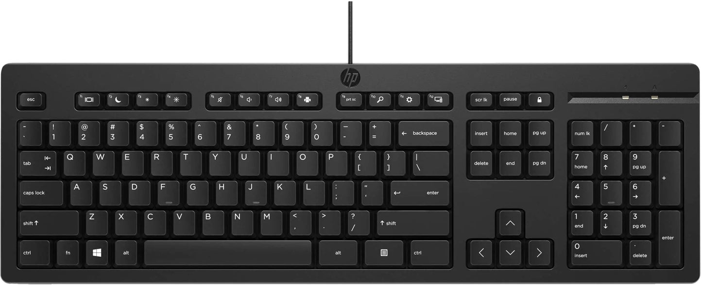 Clavier filaire HP 125 AZERTY (266C9AA) Connecto.ma