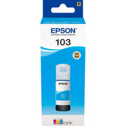 Epson 103 Cyan – Bouteille d’encre Epson EcoTank d’origine — vue 2 — Connecto.ma