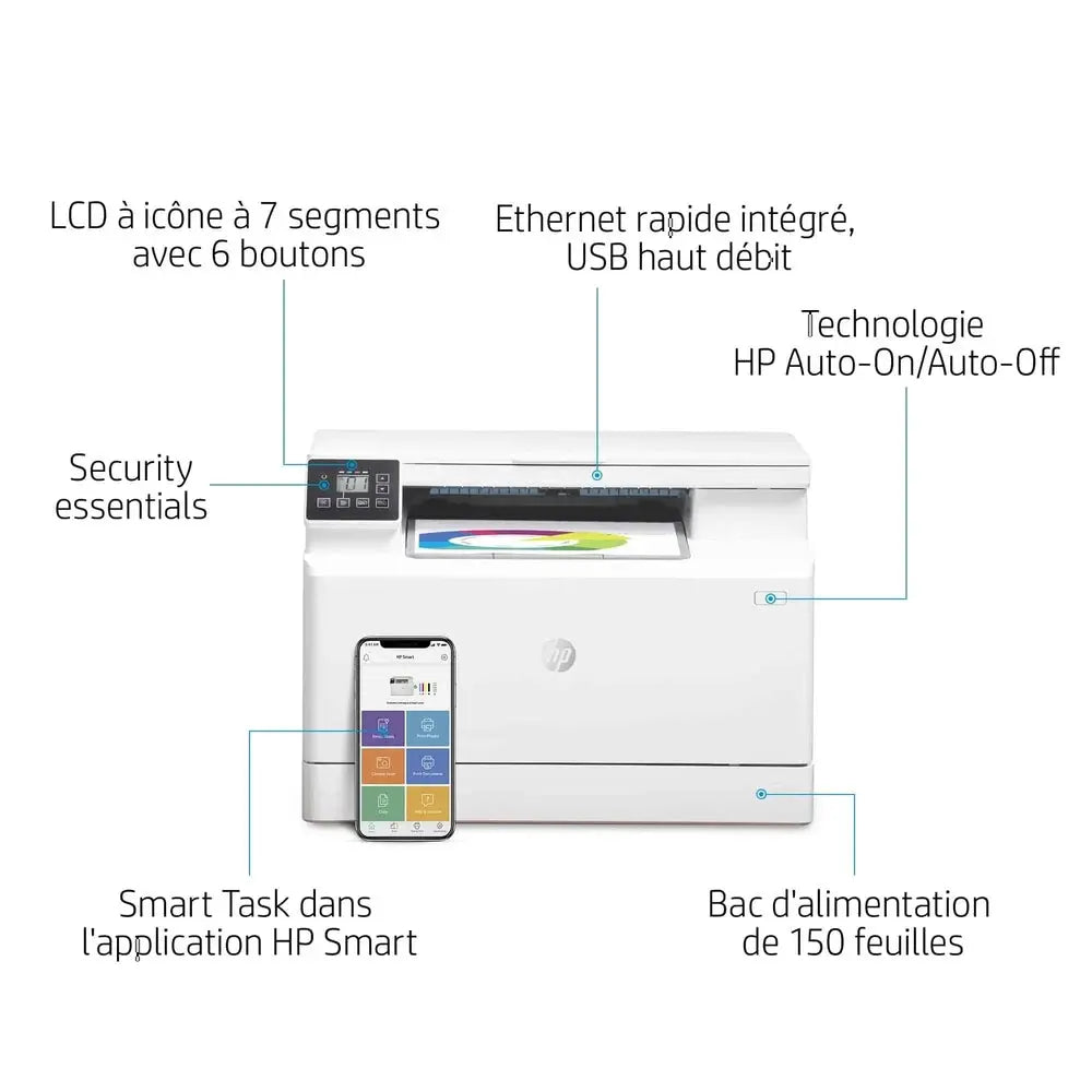 LASERJET HP PRO M182N IMPRIMANTE MUTLIFONCTION — vue 17 — Connecto.ma