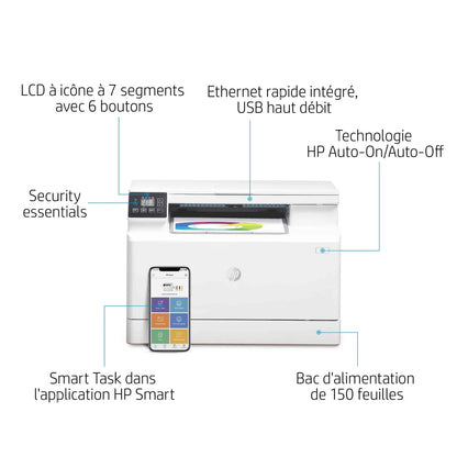 IMPRIMANTE MUTLIFONCTION LASERJET HP PRO M182N (7KW54A) Hewlett Packard