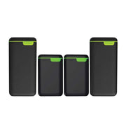 Pack 4 Power Banks GOUI KIGO - les 2 batteries 10 000 mAh et 2 batteries 20 000 mAh alignées