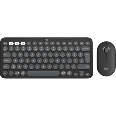 LOGITECH PEBBLE 2 Ensemble Clavier & Souris COMBO–TONAL GRAPHITE — Connecto.ma