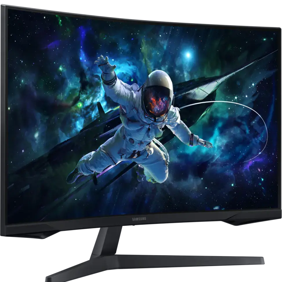 Samsung Odyssey G5 G55C – Moniteur 32″ incurvé Gaming 165 Hz — vue 2 — Connecto.ma