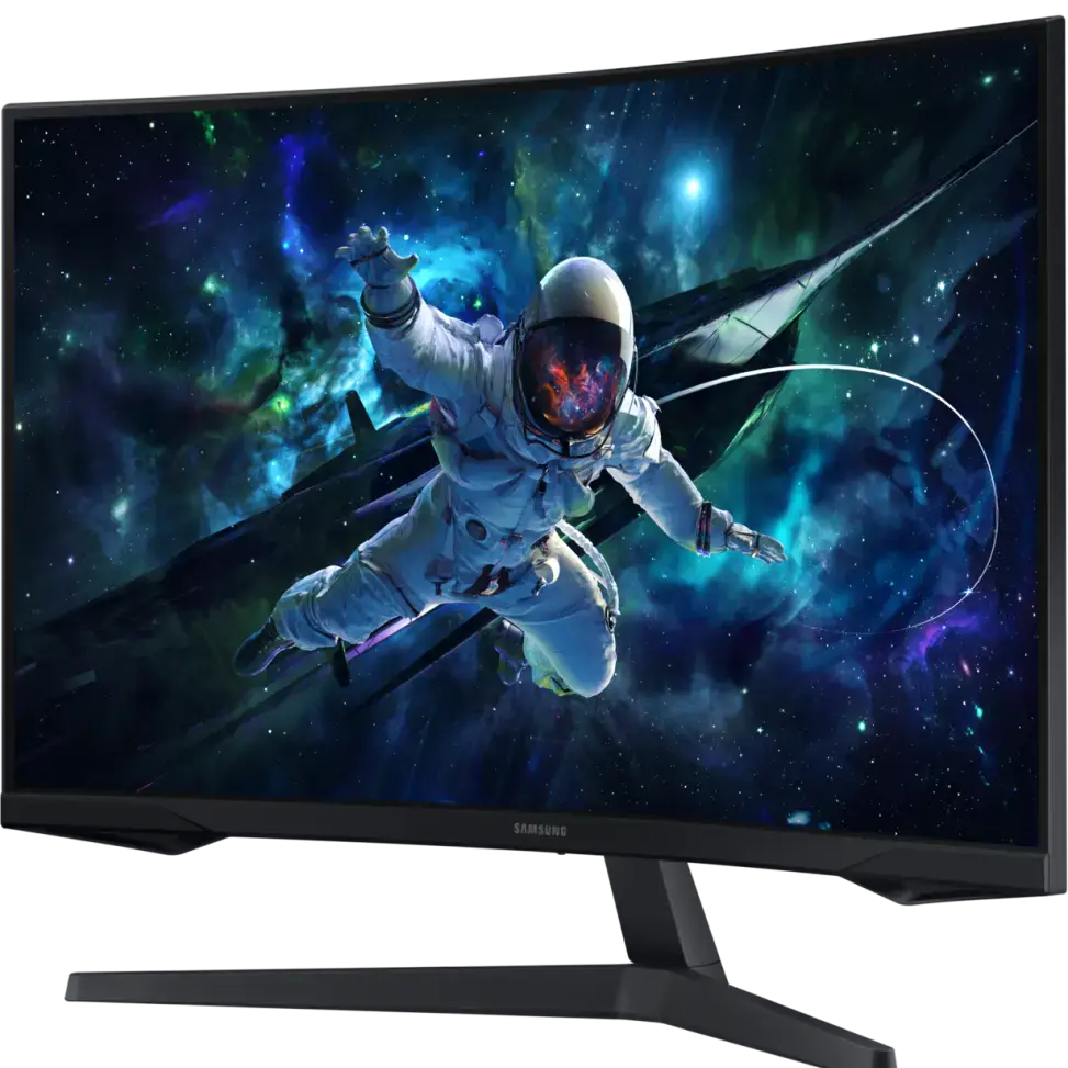 Samsung Odyssey G5 G55C – Moniteur 32″ incurvé Gaming 165 Hz — vue 3 — Connecto.ma