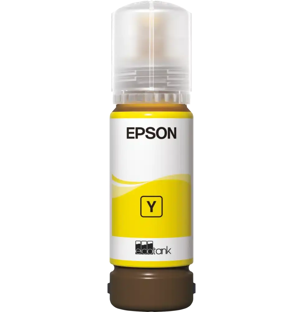 Epson 108 Jaune – Bouteille d’encre Epson EcoTank d’origine (C13T09C44A) Connecto.ma