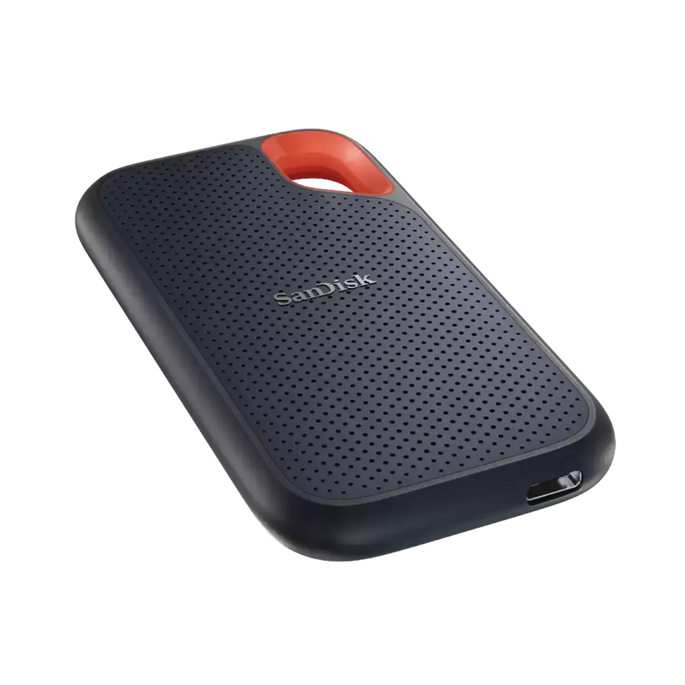 Disque dur portable SSD SanDisk Extreme 2 To — vue 3 — Connecto.ma