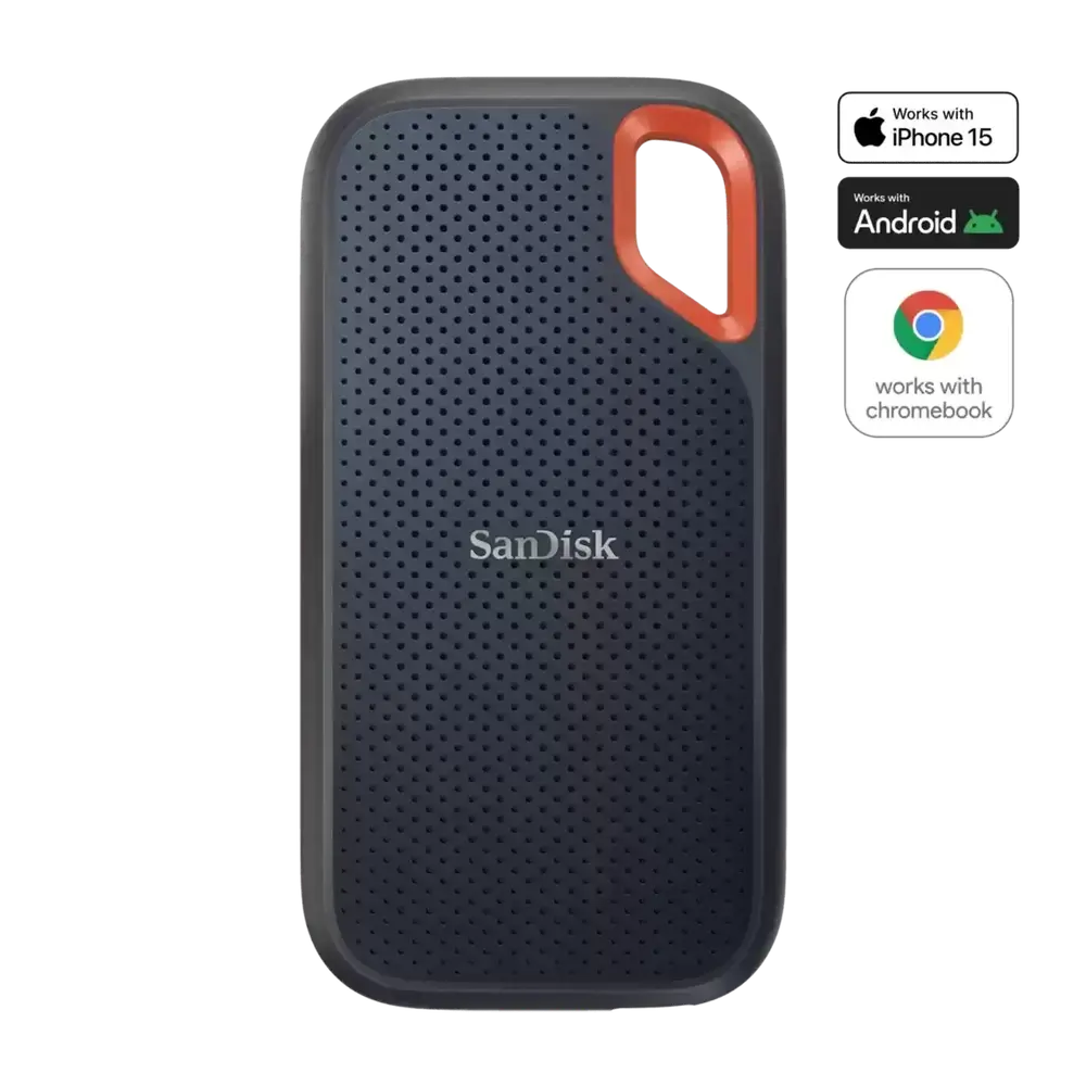 4TB SanDisk Extreme Portable SSD Disque Dur Externe – Up To 1050 Mb/s Black — Connecto.ma