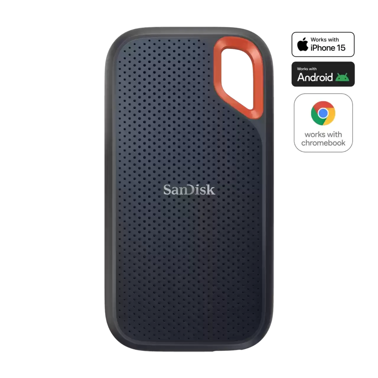 SanDisk Extreme Portable SSD Disque Dur Externe – 4TB Up To 1050 Mb/s Black (SDSSDE61-4T00-G25) Connecto.ma