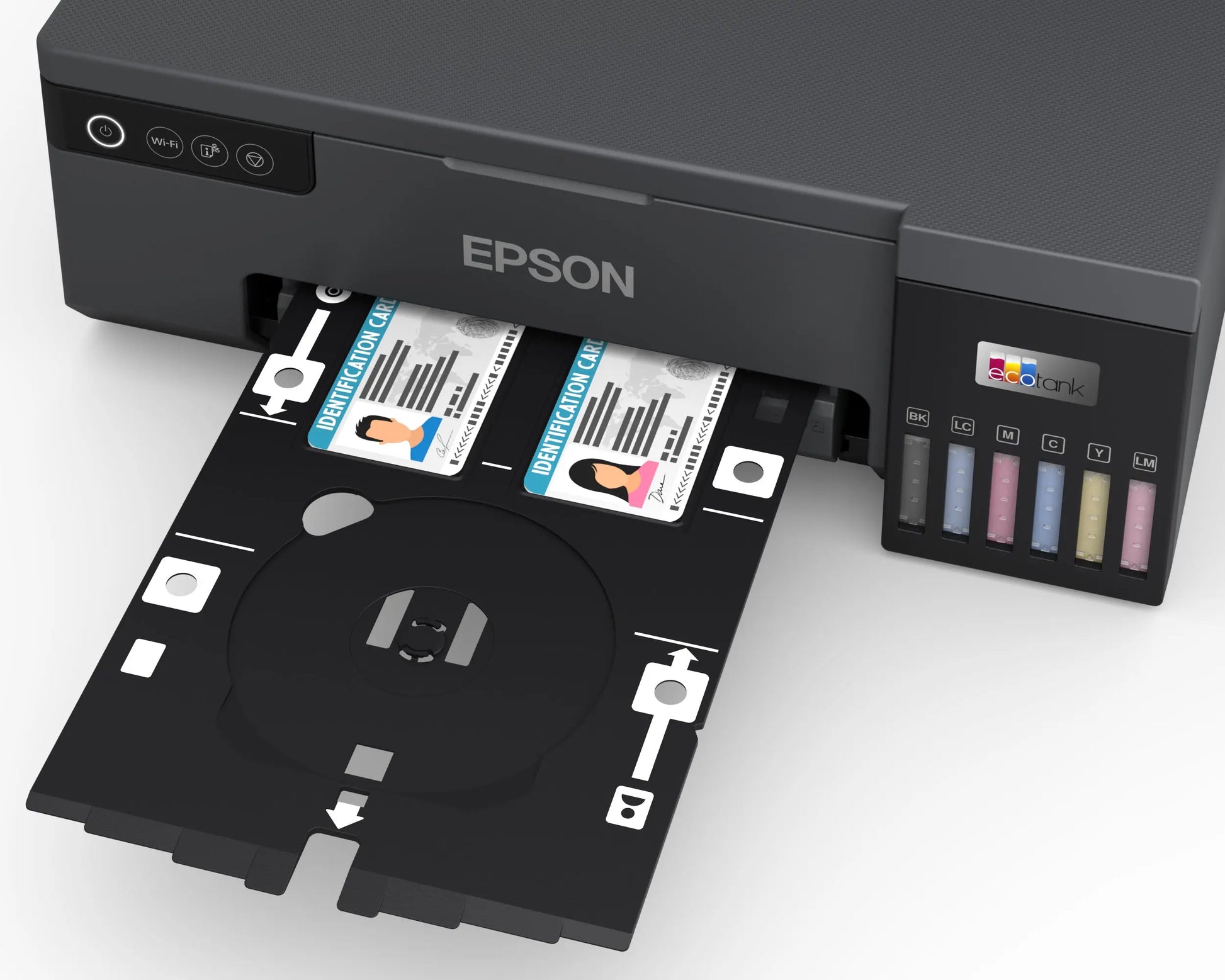 Imprimante Epson EcoTank L8050 Photo ( +impression sur cartes PVC) (C11CK37403) Epson