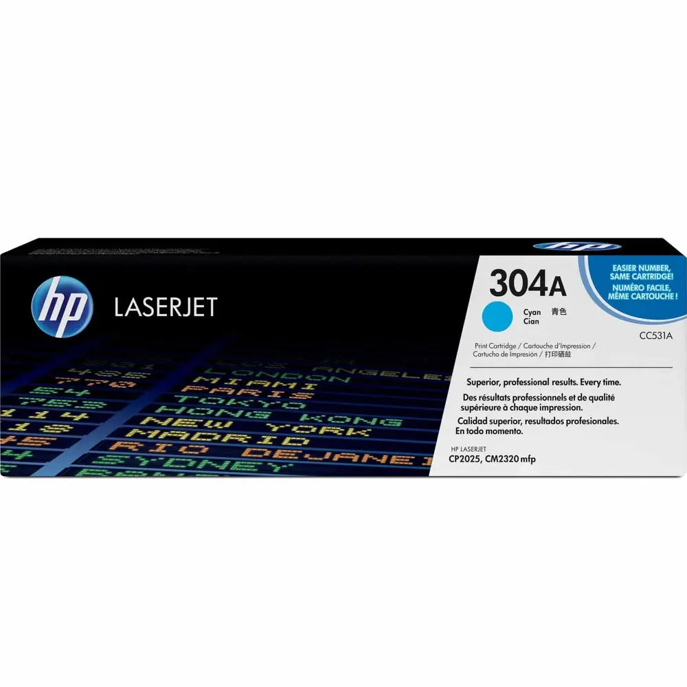 HP 304A Cyan – Toner HP LaserJet d’origine — Connecto.ma