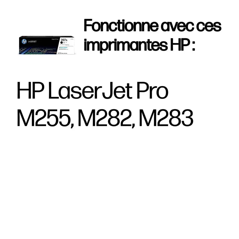 Toner HP 207A LaserJet – Noir — vue 3 — Connecto.ma