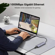 Ugreen USB-C Hub 7 en 1 avec HDMI 4K 60 Hz — vue 5 — Connecto.ma