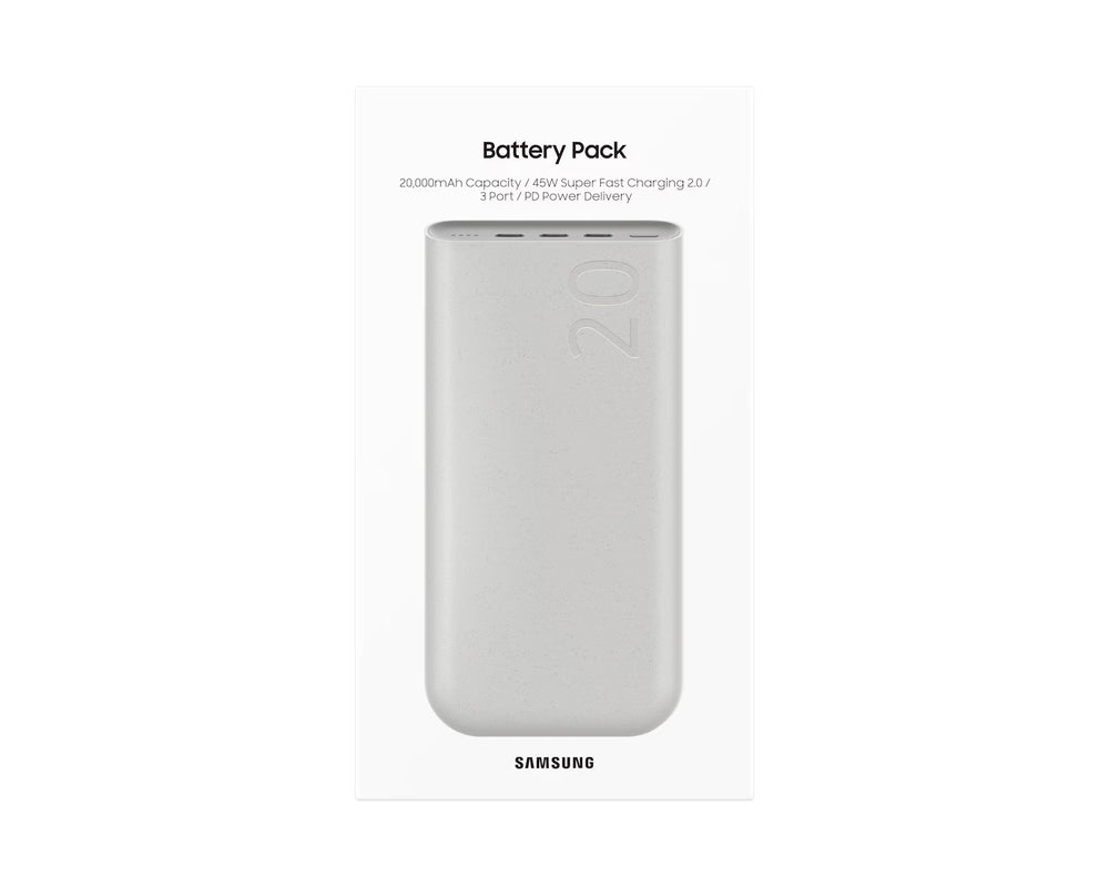 Samsung Power Bank 20 000 mAh — Batterie Externe Maroc