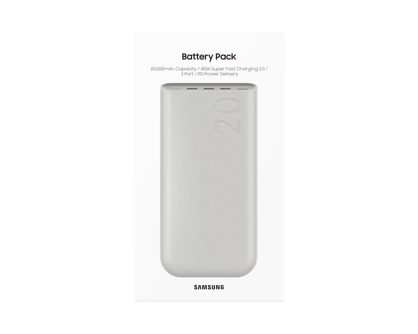 Batterie Samsung EB-P4520 20000 mAh — compatible Galaxy iPhone PC portable — Maroc