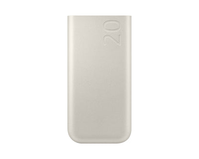 Batterie externe Samsung 20 000 mAh 45W EB-P4520 Sandy Beige — Maroc