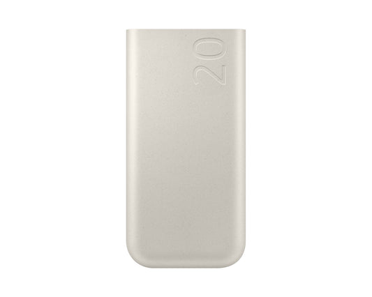 Batterie externe Samsung 20 000 mAh 45W EB-P4520 Sandy Beige — Maroc