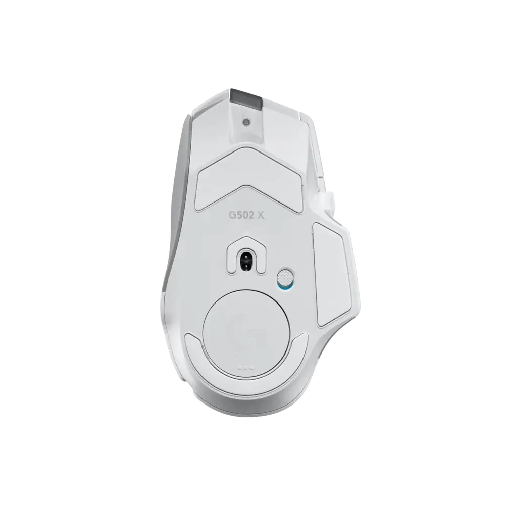 Logitech G502 X Lightspeed – Souris Gaming Sans Fil (Blanc) — vue 4 — Connecto.ma