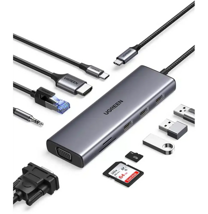HUB UGREEN USB-C 10 EN 1 (15601) UGREEN