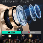 OKMUCH Protecteur d’Objectif d’Appareil Photo en Verre Trempé pour iPhone 16 Pro Max – Desert — vue 6 — Connecto.ma