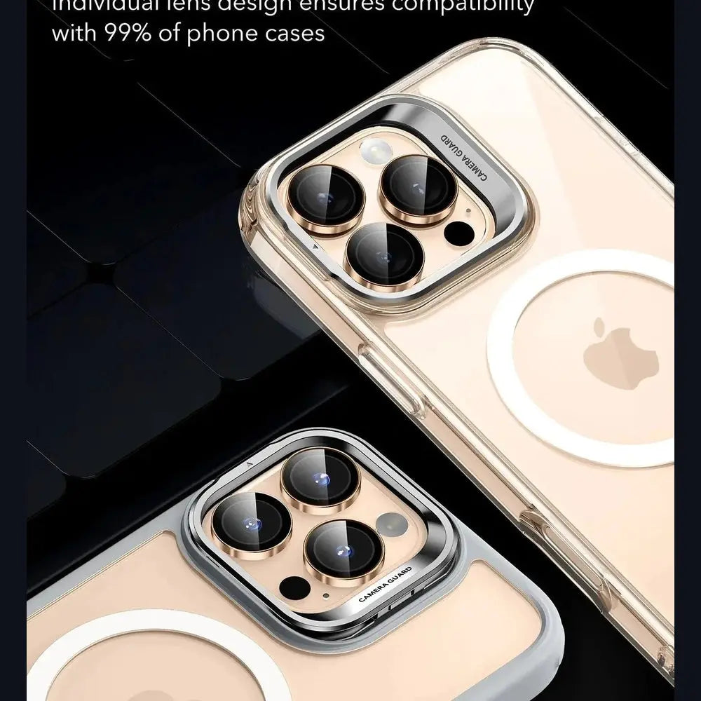 OKMUCH Protecteur d’Objectif d’Appareil Photo en Verre Trempé pour iPhone 16 Pro Max – Desert — vue 3 — Connecto.ma