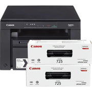 Imprimante Canon A4 Multifonction Laser Monochrome i-SENSYS MF3010 +2 Toner 725 — vue 2 — Connecto.ma
