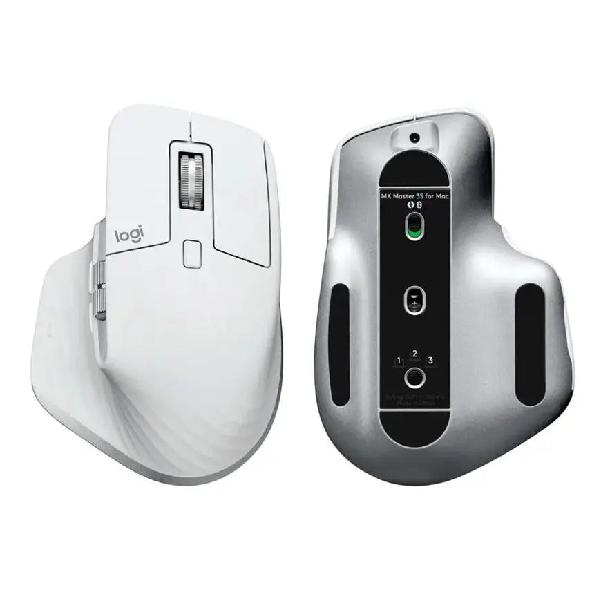Logitech MX Master 3S for Mac–Souris Sans Fil Bluetooth Gris Pâle | Ergonomie & Productivité — vue 4 — Connecto.ma