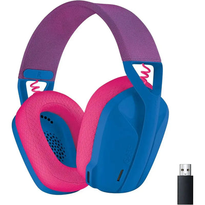 Casque gaming Bluetooth ultra-léger Logitech G435 bleu — Connecto.ma