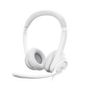Logitech H390 avec microphone anti-parasite – USB Blanc — vue 9 — Connecto.ma