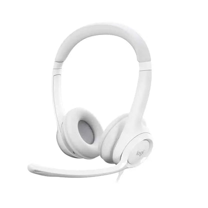 Logitech H390 avec microphone anti-parasite – USB Blanc (981-000406) LogitechMaroc | Connecto.ma