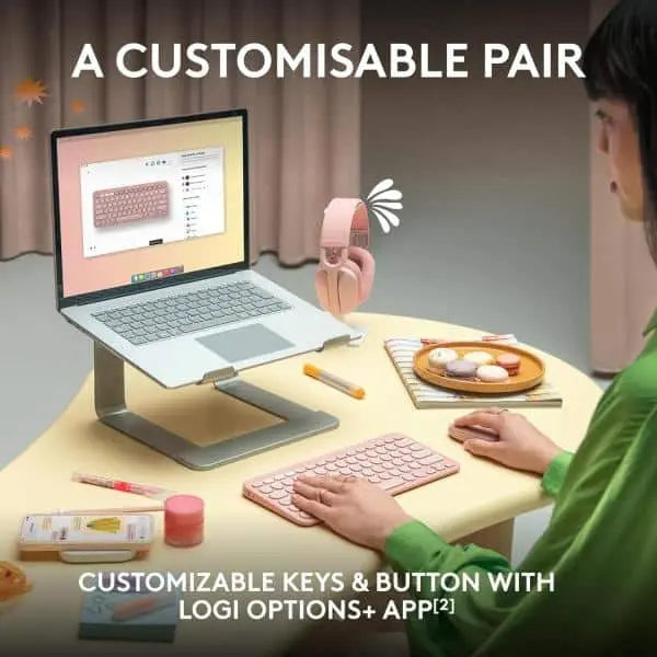 Logitech Pebble 2 Combo – Clavier Souris Sans Fil Bluetooth – GRAPHITE (920-012209) Connecto.ma