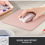 Tapis de Souris Logitech Studio Series – DARKER ROSE — vue 3 — Connecto.ma