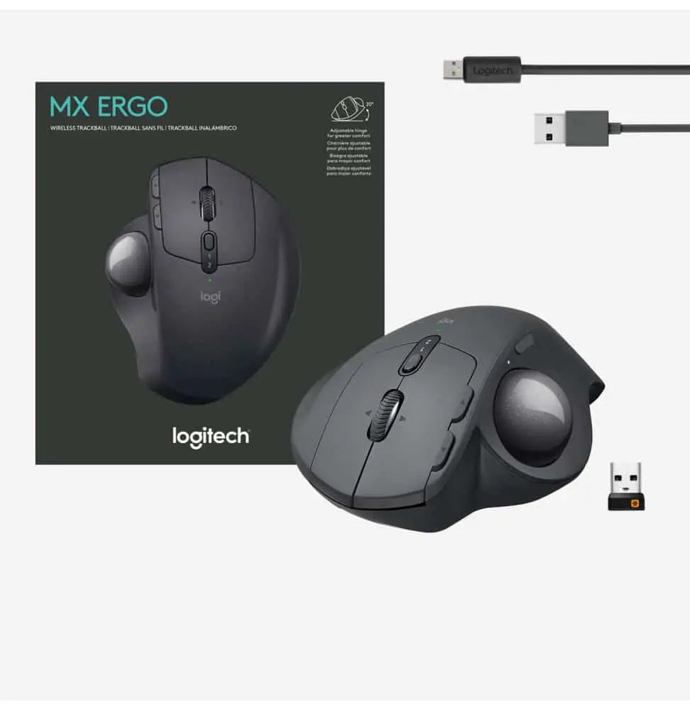 Logitech MX Ergo S – Trackball sans fil (910-007260) Connecto.ma