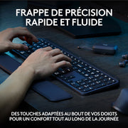 Clavier sans fil Logitech MX Keys S rétroéclairé AZERTY (920-011568)