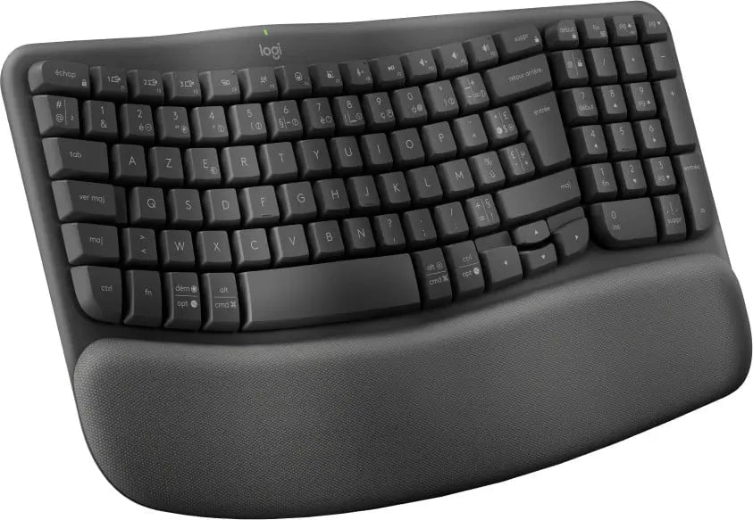 Logitech Wave Keys clavier RF sans fil + Bluetooth AZERTY Français Graphite (920-012286) Connecto.ma