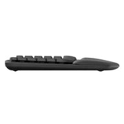 Logitech Wave Keys clavier RF sans fil + Bluetooth AZERTY Français Graphite — vue 4 — Connecto.ma