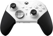 Manette Xbox Elite Series 2 Blanc – Vue face avec palettes métalliques | Meilleur prix Maroc | Connecto.ma