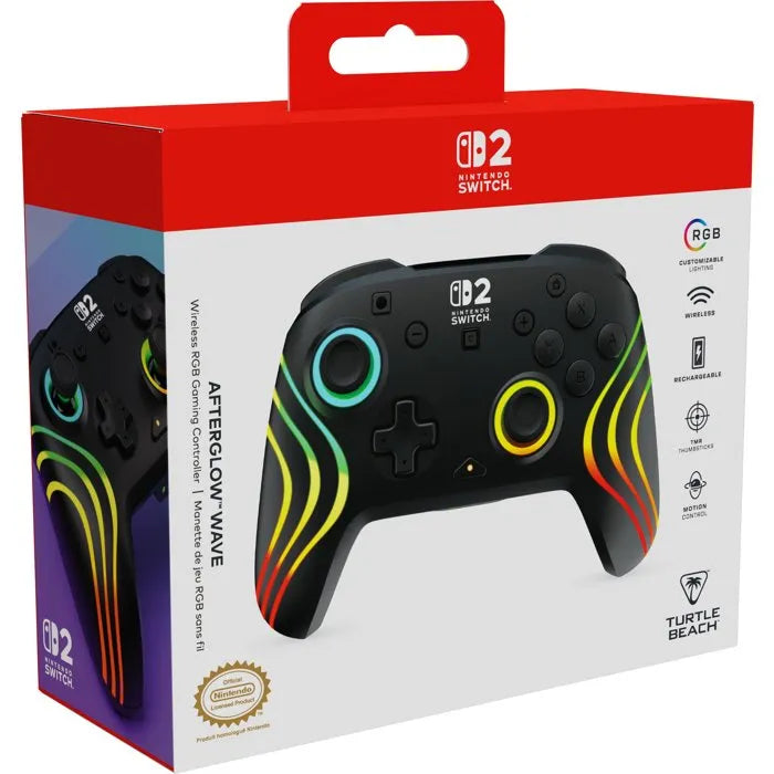 Manette Turtle Beach Afterglow Wave RGB sans fil pour Nintendo Switch 2