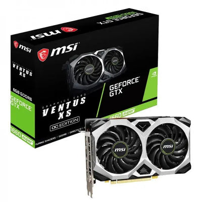 Cartes graphiques MSI GeForce GTX 1660 SUPER VENTUS XS OC 6GB GDDR6 — Connecto.ma