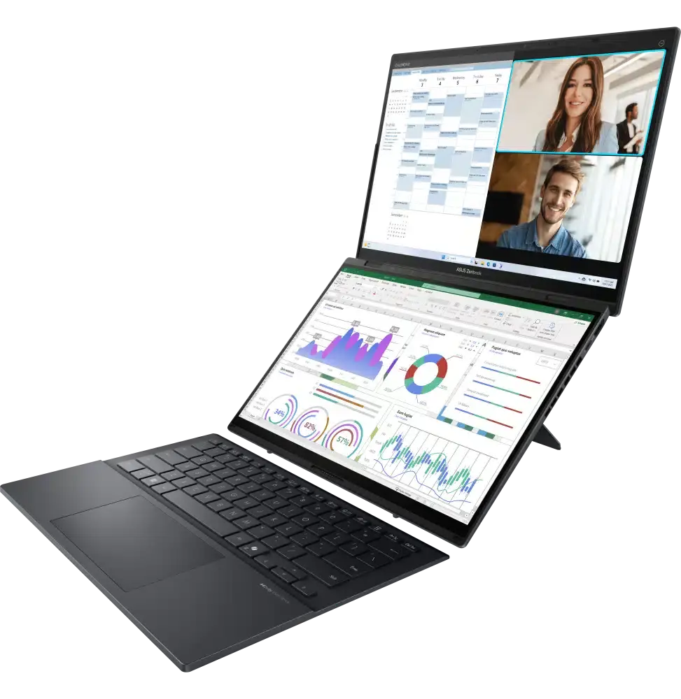 Ordinateur portable Asus Zenbook Duo UX8406CA – Ultra 9 (UX8406CA-PZ043W) Connecto.ma