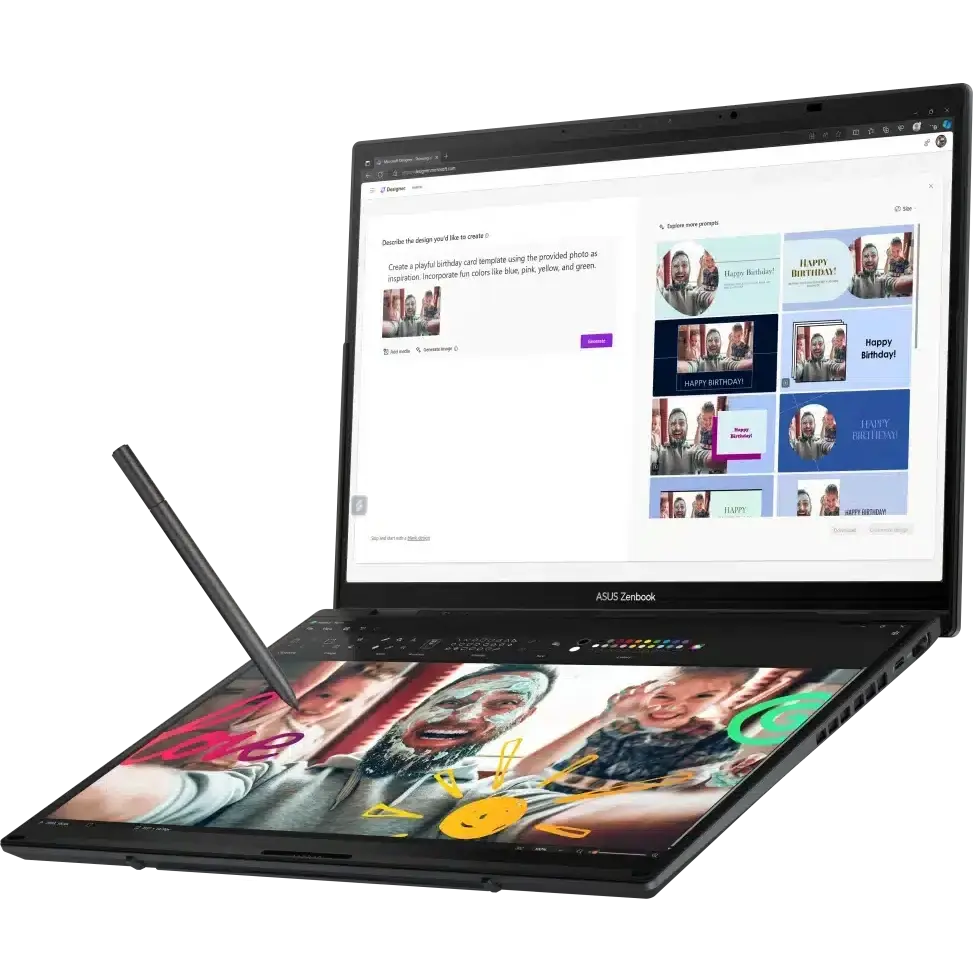 Asus Zenbook Duo UX8406CA Ordinateur portable – Ultra 9 — vue 8 — Connecto.ma