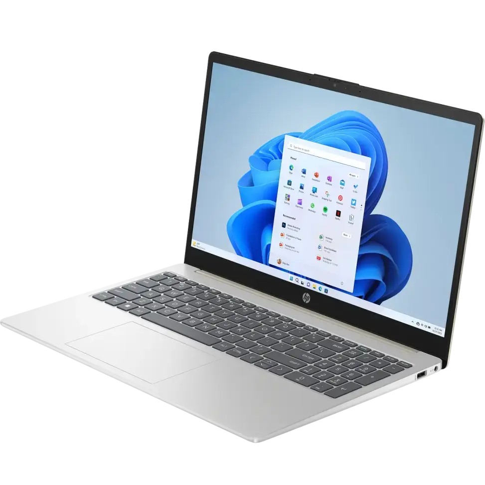 Ordinateur portable HP 15-fd0378nk – I5 13th — vue 3 — Connecto.ma