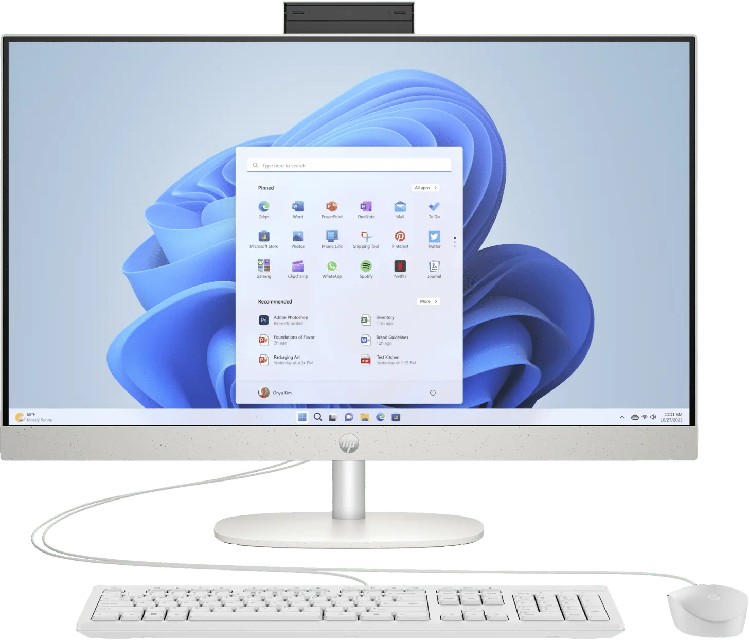 Ordinateur tout-en-un HP 27-cr0017nk (A76C7EA) Connecto.ma