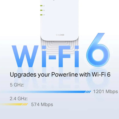 Kit CPL G.hn 2400 WiFi 6 AX1800 (PGW2445 KIT) Connecto.ma