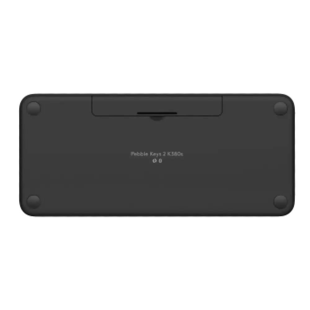 Logitech Pebble Keys 2 K380s – Mini Clavier Sans Fil Bluetooth (Graphite) — vue 3 — Connecto.ma