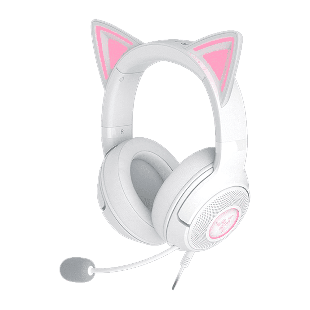 Razer Kraken Kitty V2 Casque Gaming Blanc 8887910060971 — Razer au Maroc | Connecto.ma