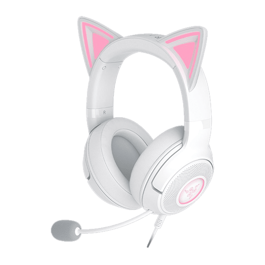 Razer Kraken Kitty V2 Casque Gaming Blanc 8887910060971 — Razer au Maroc | Connecto.ma
