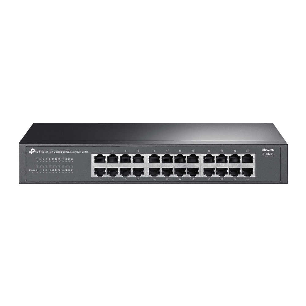 Tp Link 24 Port Gigabit Desktop Rackmount Switch Ls1024G — Connecto au Maroc | Connecto.ma