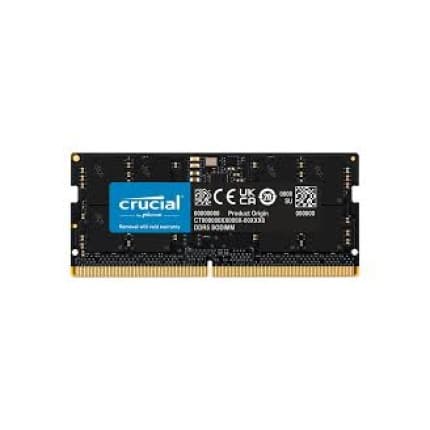 Memoire Ram Crucial 16 Go Ddr5 5600 Mhz So Dimm Ct16G56C46S5 — Crucial au Maroc | Connecto.ma