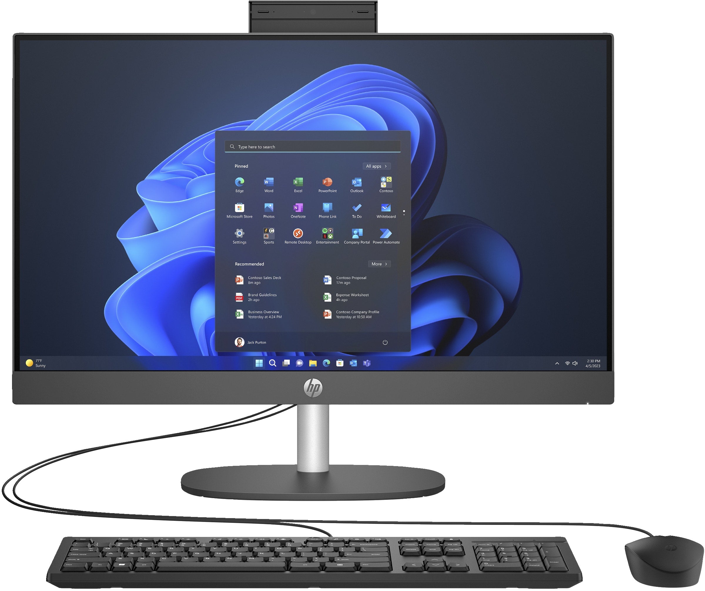 Ordinateur Bureau All In One Hp Aio Proone 240 G10 I5 13Th 885M8Ea — HP au Maroc | Connecto.ma